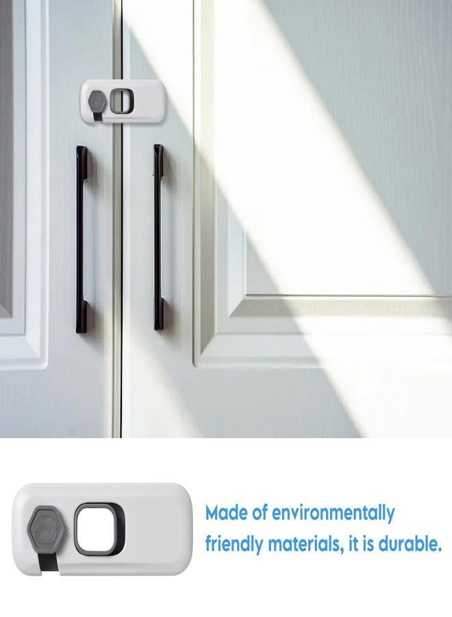 WAONIQ 5-Pack Child Safety Lock for Refrigerator & Drawers – Strong Adhesive, Easy Install, Baby Proofing Essential – Secure Cabinets, Cupboards & More - Image 3